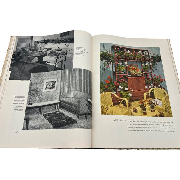 1954 Ladies' Home Journal Book of Interior Decoration Vintage Large Hardcover - Picture 9 of 12